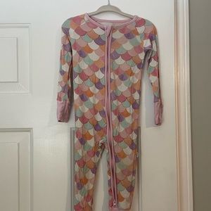 Little Sleepies Mermaid Scale Zippie